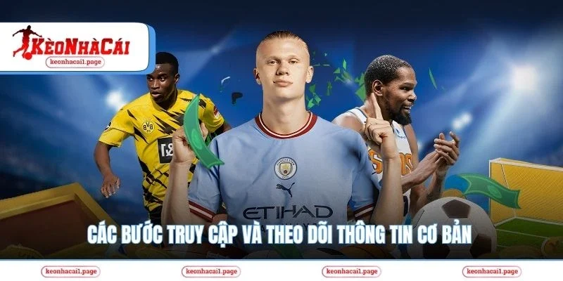 Các bước truy cập và theo dõi thông tin cơ bản